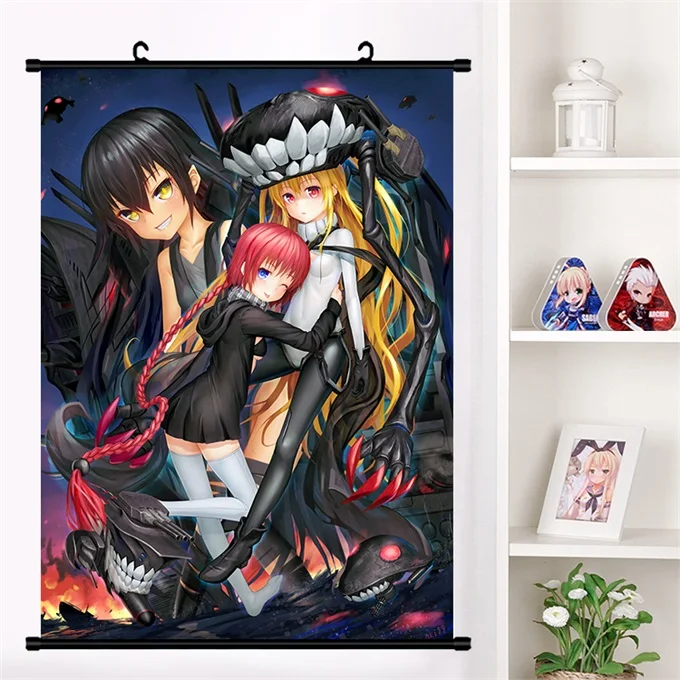 P Аниме To LOVE Ru Eve Микан Юки тьма Kotegawa Yui Momo Belia Deviluke настенный свиток плакат Настенные подвесные плакаты домашний декор - Цвет: P