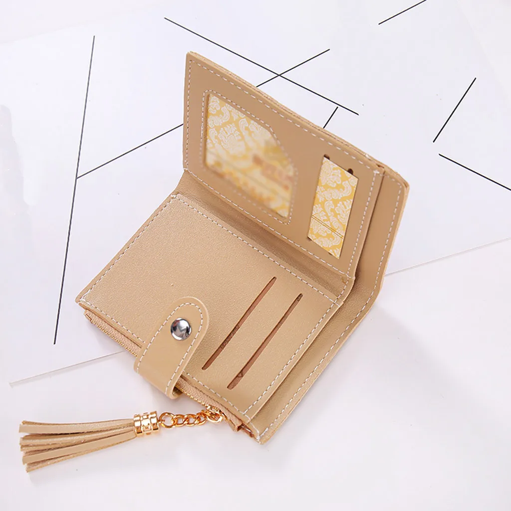 Aelicy модный мини кошелек с кисточками женские кошельки женский короткий для