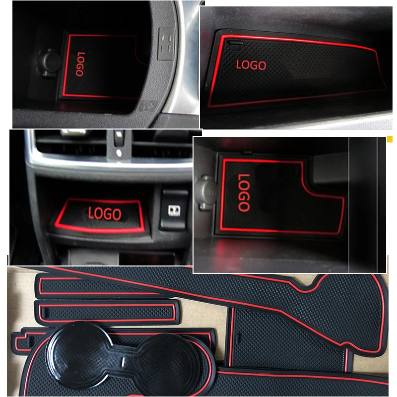 Противоскользящий резиновый коврик для ворот Lincoln MKX 2016-2019 MKC 2014-2019 MKZ 2017-2019