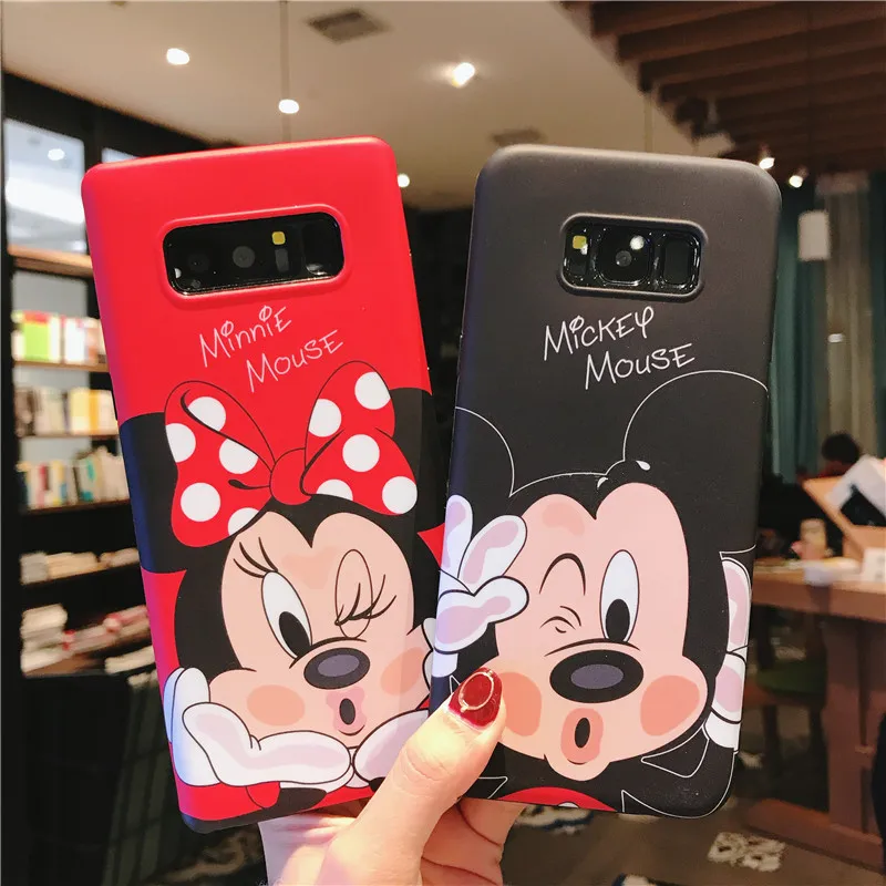 Sam S10 Cartoon Case Daisy Donald Soft back phone cover for Samsung Galaxy S9 plus S8 Note 8 note9 +strap |