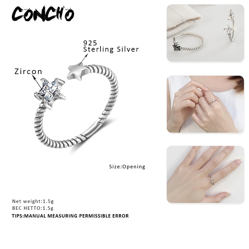 Распродажа 2018 новые кольца трендовые для вечеринок циркон Anel Feminino Concho ювелирные