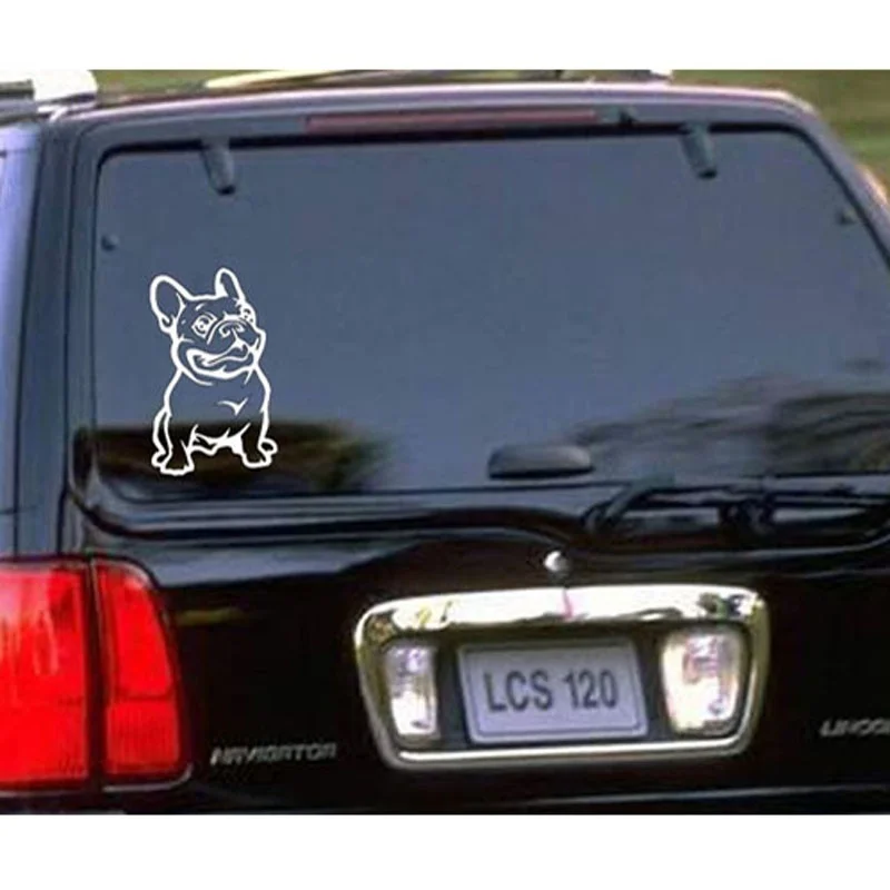 1 шт. модные креативные прочные клейкие 3d наклейки французский бульдог собака