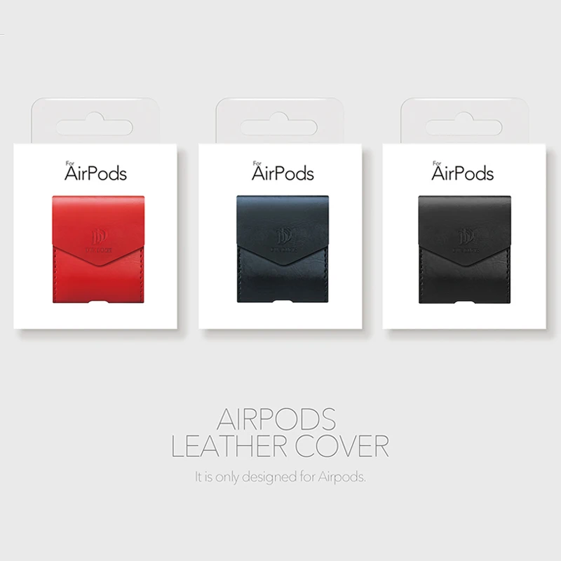 Чехол DUX DUCIS для Apple AirPods роскошный чехол из искусственной кожи Магнитный Airpods Air pods