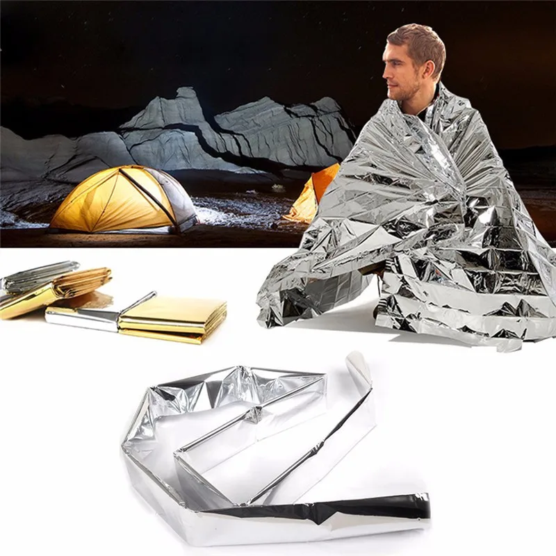Тонкое аварийное одеяло для выживания водонепроницаемый фон вечеринки на