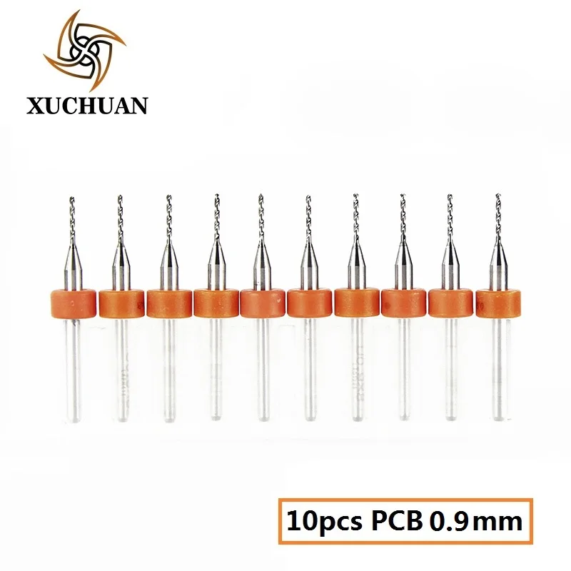 PCB0.9 10PCS 10 шт. 0,3-1,2 мм PCB мини сверло твердосплавное микро сверло PCB печатная плата сверло набор PCB сверло - Color: PCB0.9 10PCS