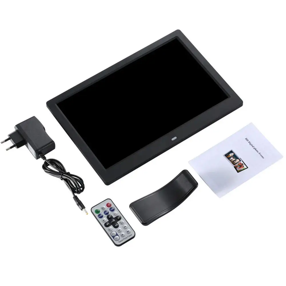 Hobbyline 12 дюймов цифровая фоторамка HD 1280x800 светодиодный задний светильник электронный альбом для фотографий Музыка Видео подарок d25