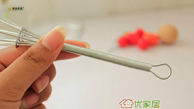 1 шт. миксер для взбивания яиц из нержавеющей стали молочного крема масла венчика