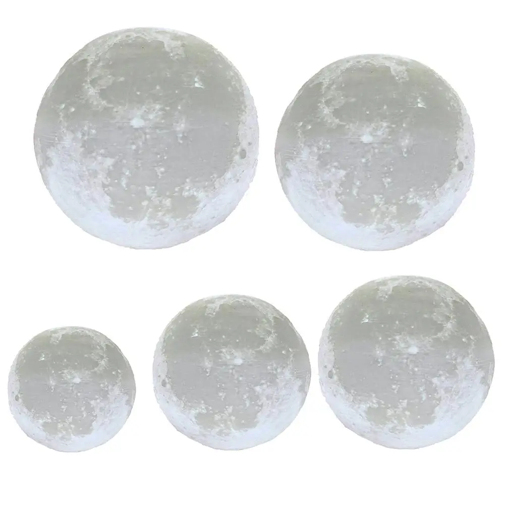 USB перезаряжаемая 3D волшебная луна светодиодная ночник Лунная настольная лампа 3