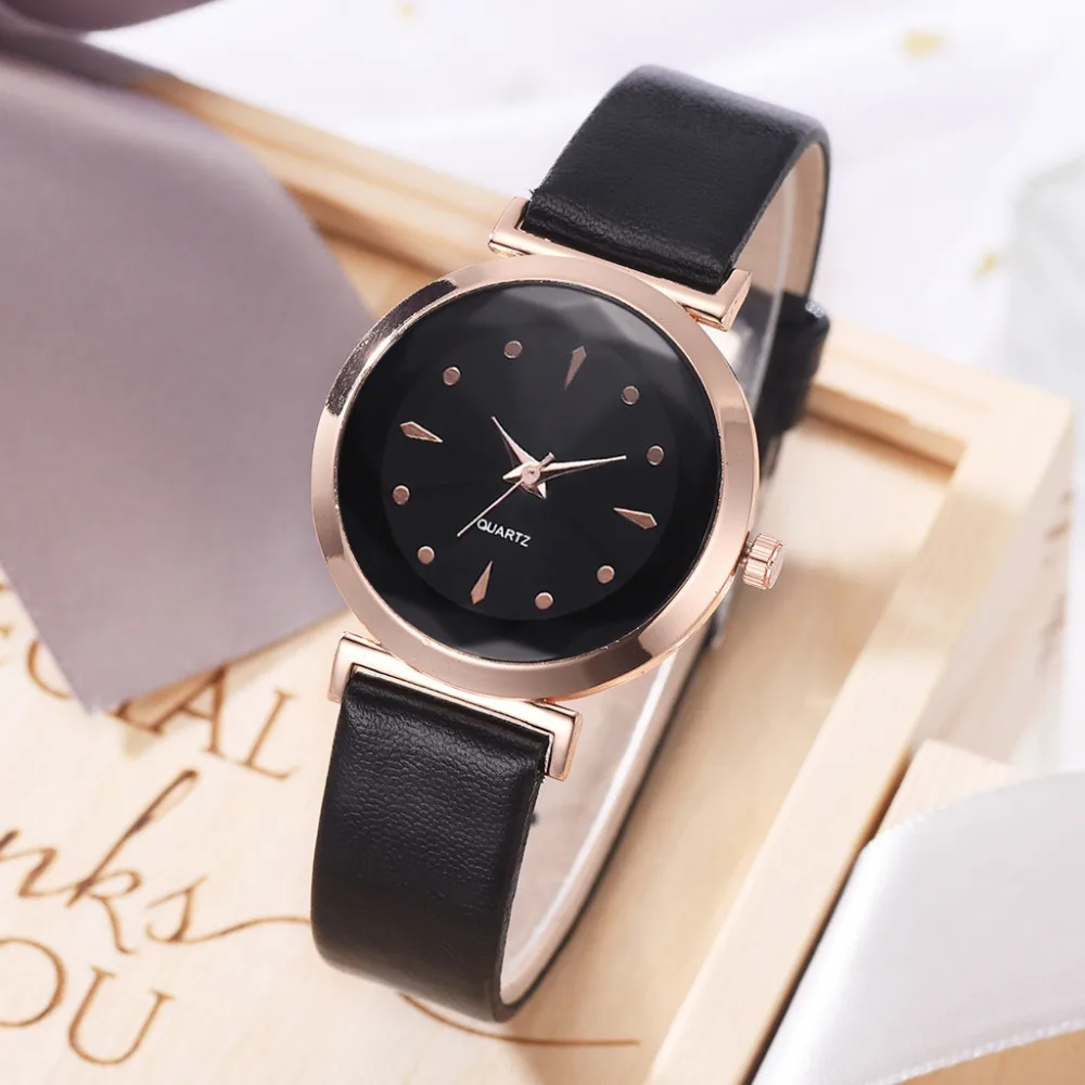 Женские часы модный кожаный браслет женские спортивные кварцевые montre femme reloj mujer