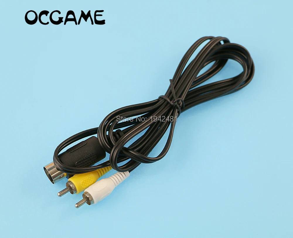 OCGAME оптом 1 8 м аудио AV кабель для SEGA Genesis поколение 3 шт./лот|cable for|cable segacable av |