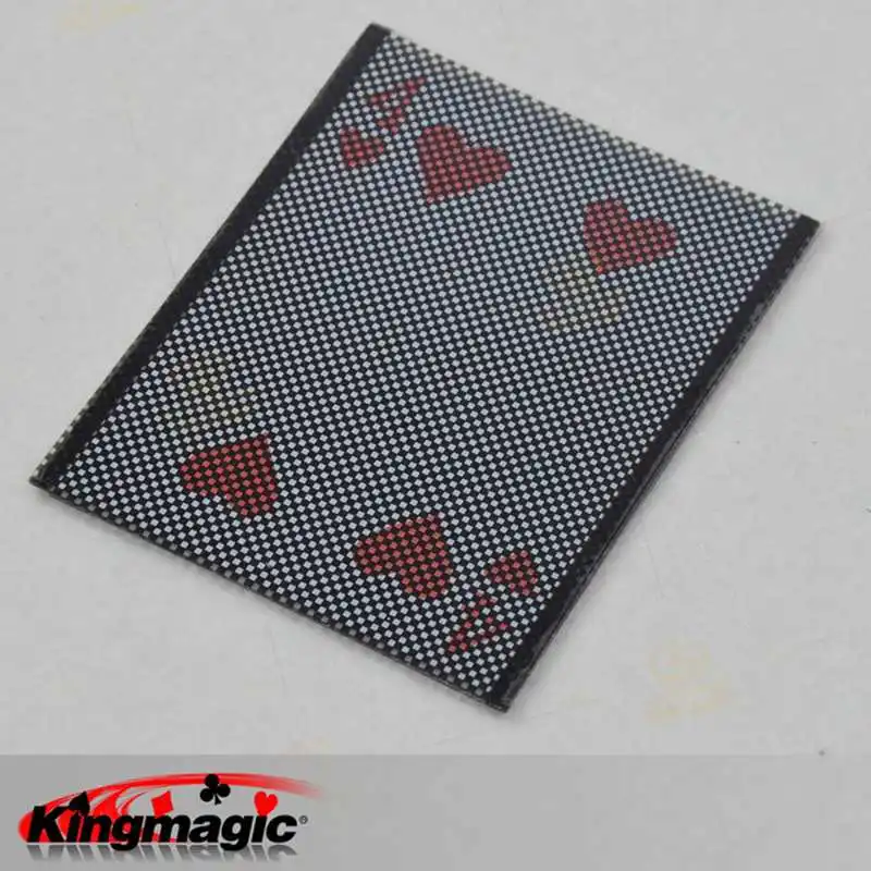 Новый вау пластиковые карты изменить Иллюзия рукав волшебный трюк 8 9x7 см