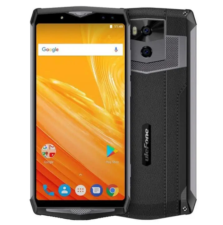 Ulefone power 5, 6 ГБ, 64 ГБ, 13000 мА/ч, Беспроводная зарядка, Восьмиядерный процессор MT6763, 6,0 дюйма, FHD экран, 21 МП, Fingprint, смартфон на Android 8,1