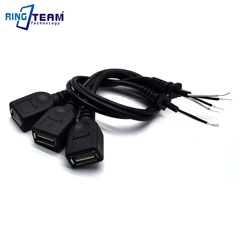 30 см Женский USB удлинитель шнур питания AWM 1185 22AWG VW-1SC 80 300V 18AWG CSA подходит для