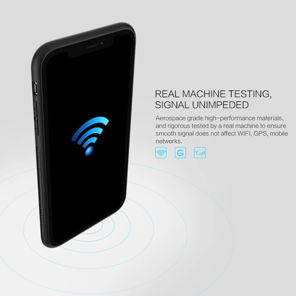 Чехол Nillkin из синтетического волокна для iPhone Xs Max Роскошный чехол телефона задняя