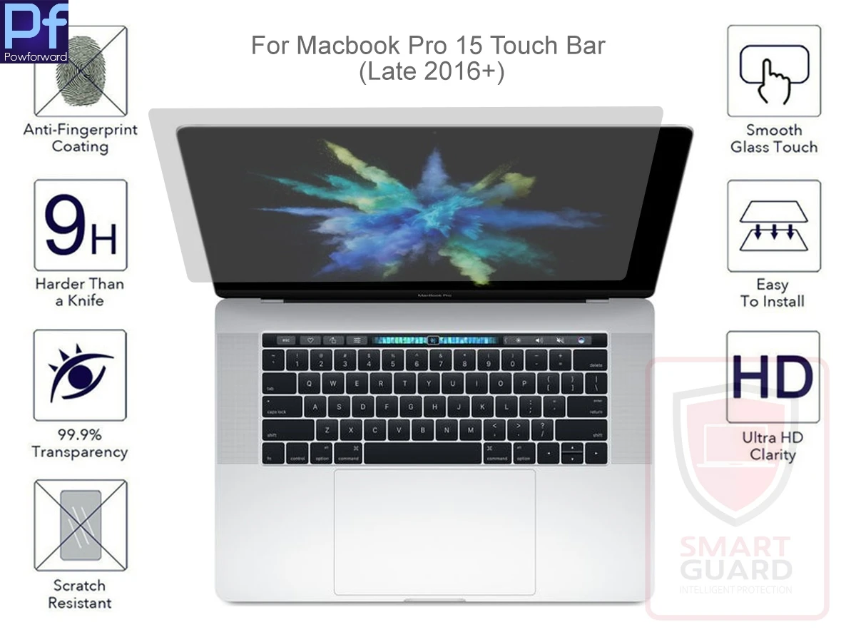 Закаленное защитное стекло 9H для MacBook Air 11 13 дюймов A1466 pro 3 15 A1278 retina 6 touchbar A1706 A1708