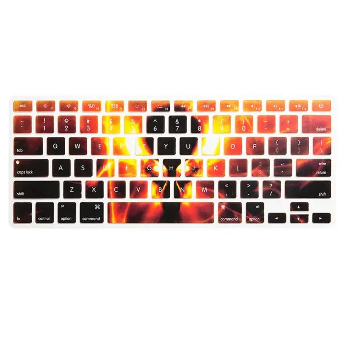 Чехол для клавиатуры ноутбука OMESHIN мягкий силиконовый чехол MacBook Pro 13 '' 15''