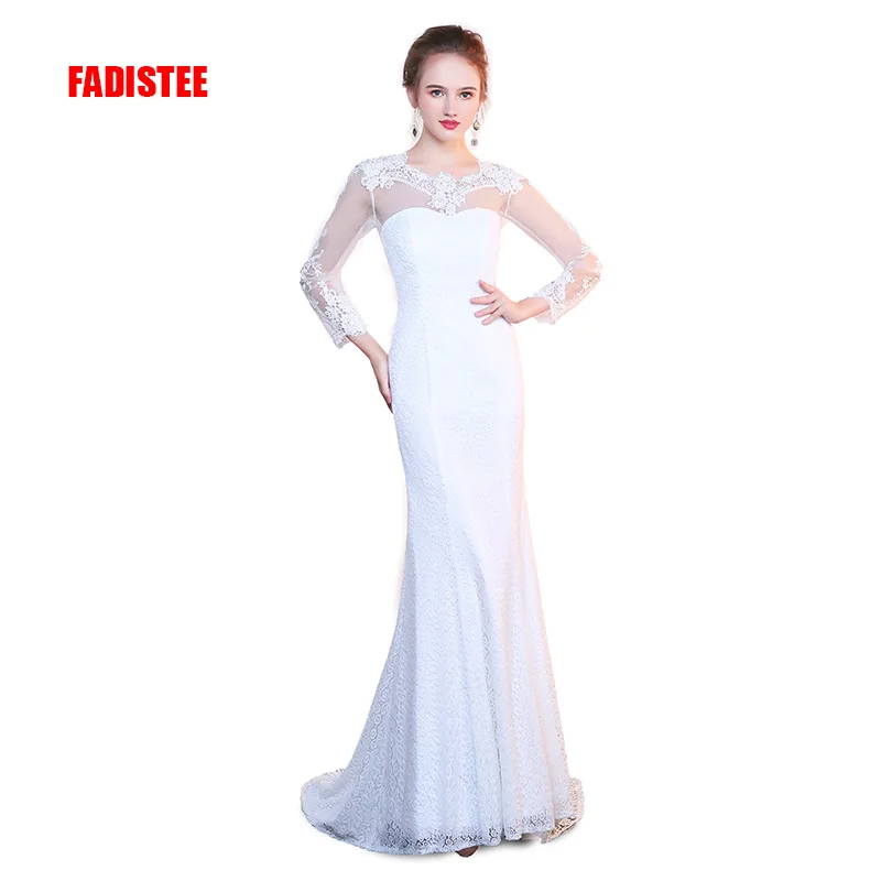 Новое поступление элегантные свадебные платья FADISTEE кружевное платье для