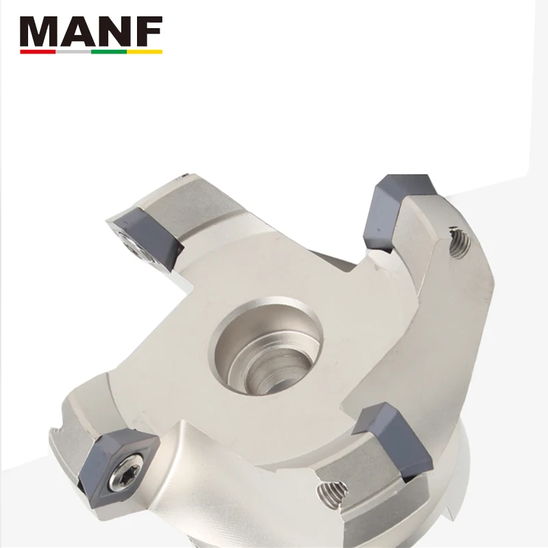MANF KM12-50-22-4T Сменные фрезы для лица зажимаются быстрая подача сплава концевые фрезы обработки плиты для SEKT1204 вставки
