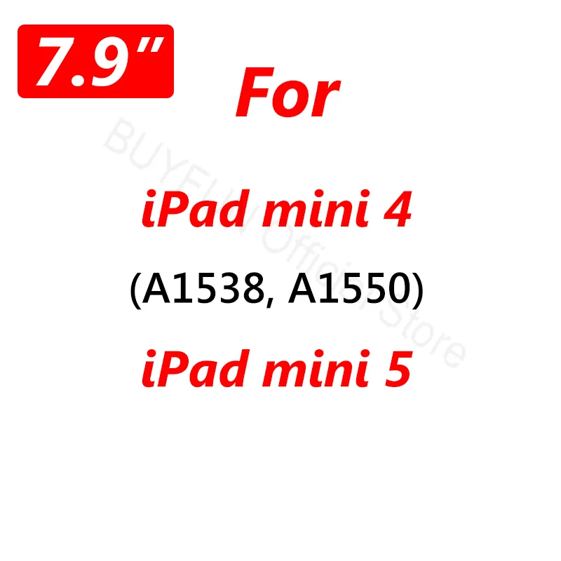 For iPad mini 4 5 Закаленное стекло для защиты экрана для Apple iPad air для Ipad Pro 10,5 дюймовая Защитная пленка для iPad air mini 1 2 3 4 5 - Цвет: For iPad mini 4 5