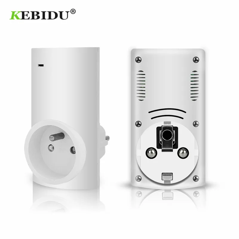 KEBIDU FR/EU/US Wifi умный штекер с Alexa домашний аудио беспроводной контроль умная розетка
