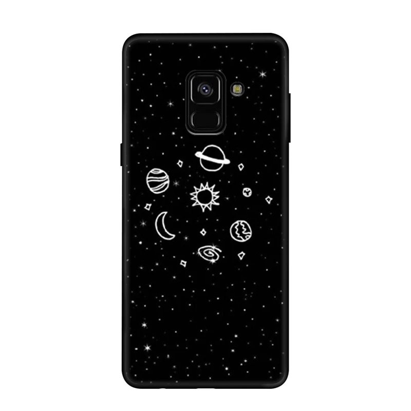 Задняя крышка из ТПУ с узором розы для Samsung Galaxy A6 A8 Plus 2018 A9 Star Lite A5 2016 A7 2017 чехол