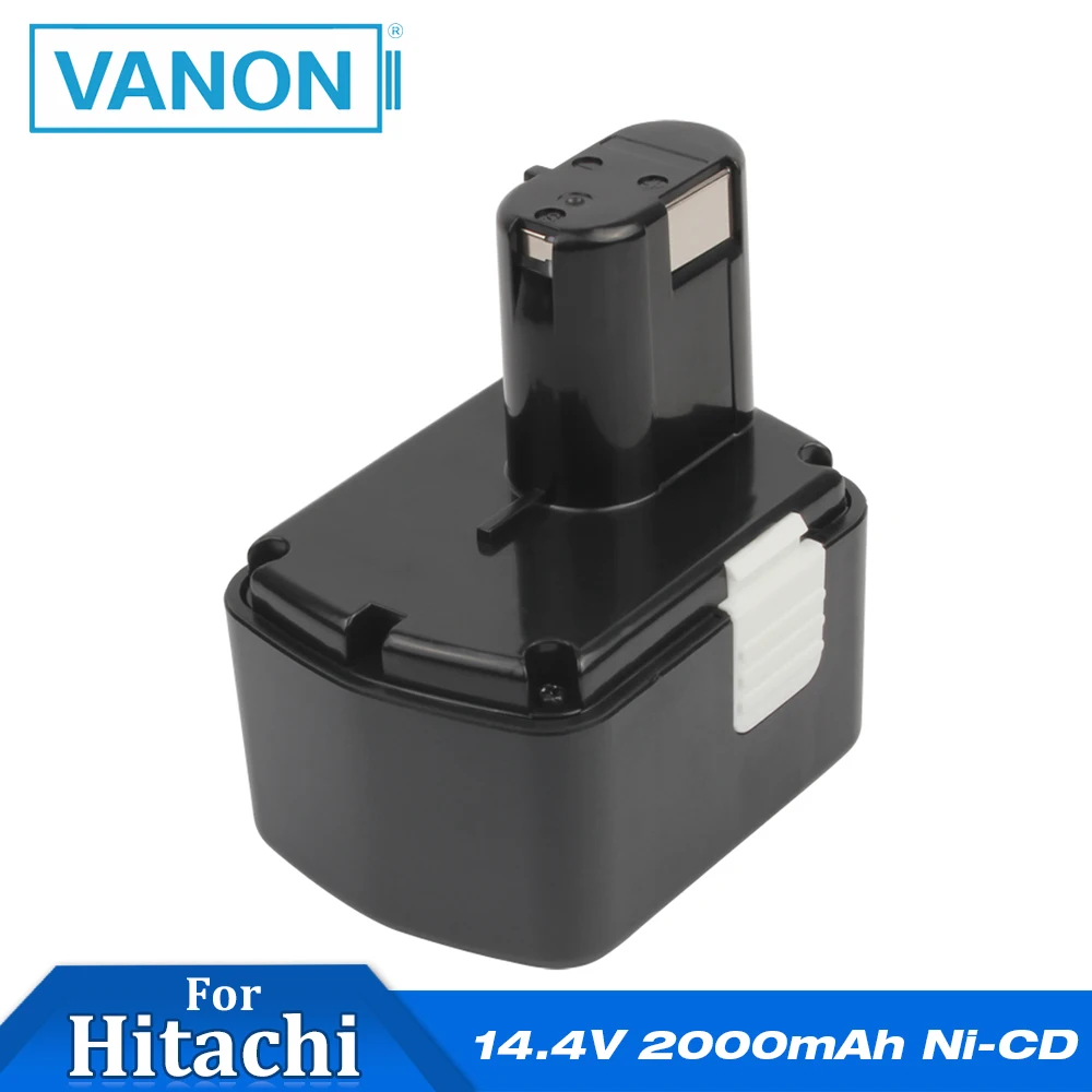 VANON для Hitachi 14 4 V 2000mAh EB14B Ni-CD 2.0Ah Сменные электроинструменты батарея HITACHI EB1414S EB1414