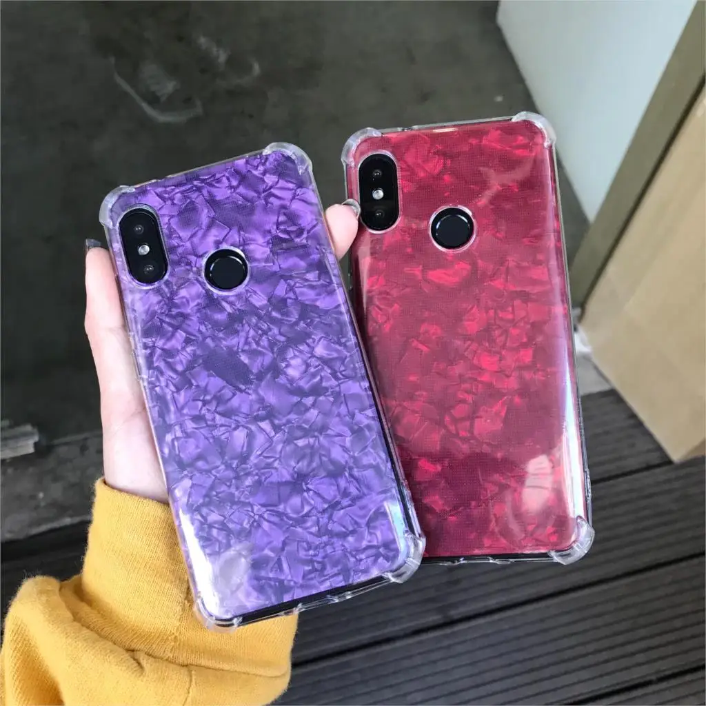 Противоударный защитный чехол для XiaoMi RedMi Note 6 Pro Marble TPU 6A 5A 5 Plus 4A 4X A2 Lite A1 6X 5X 5S 8 SE F1 MAX