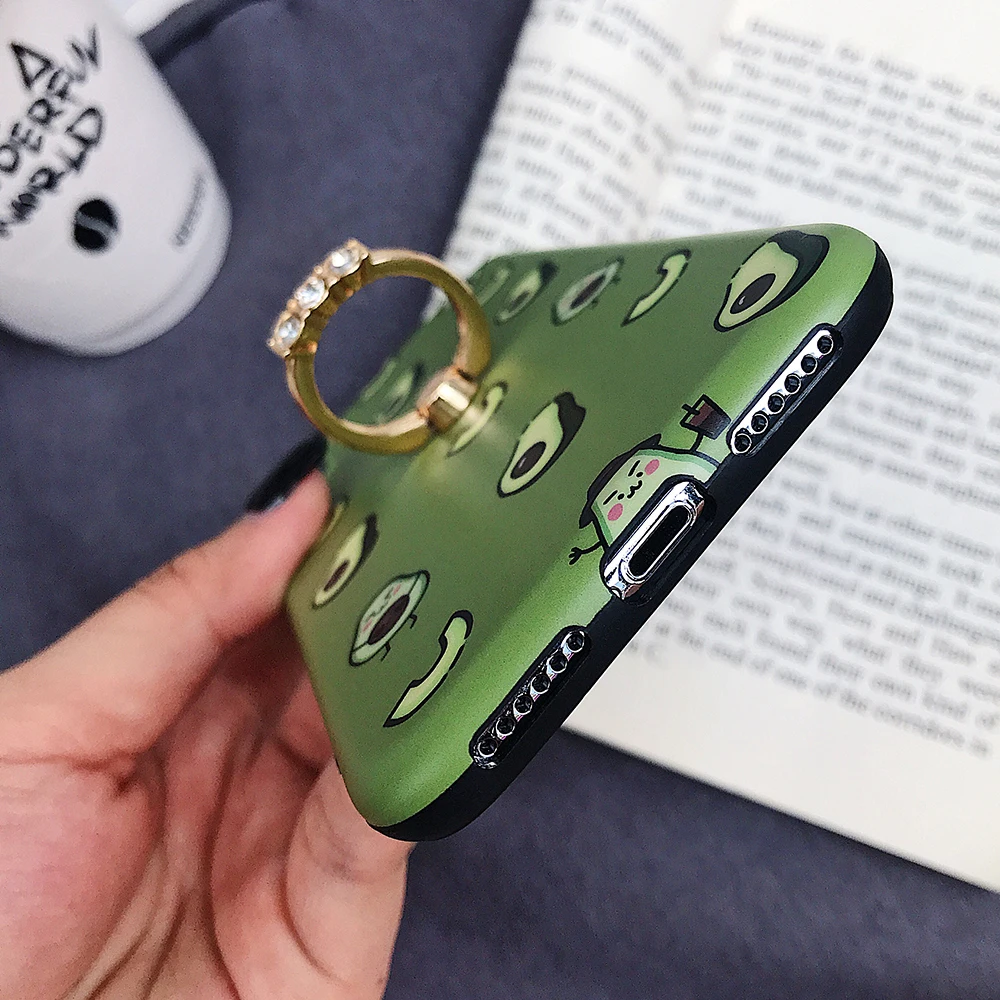 LOVECOM мультфильм фрукты авокадо чехол для телефона для iPhone 11 Pro Max XR X XS Max 7 8 6 Plus чехол Полный корпус мягкий IMD чехол для телефона сумки
