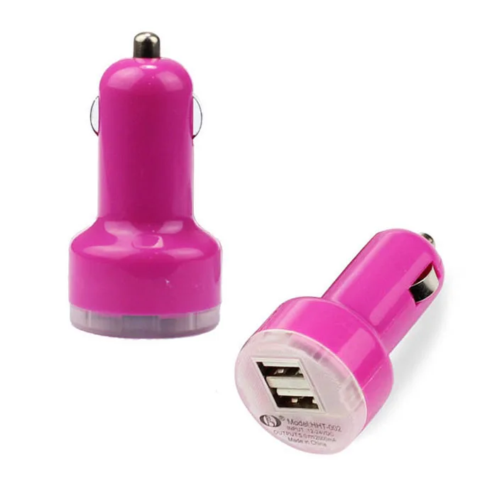 Автомобильное зарядное устройство Qualcomm с двумя usb портами для быстрой зарядки