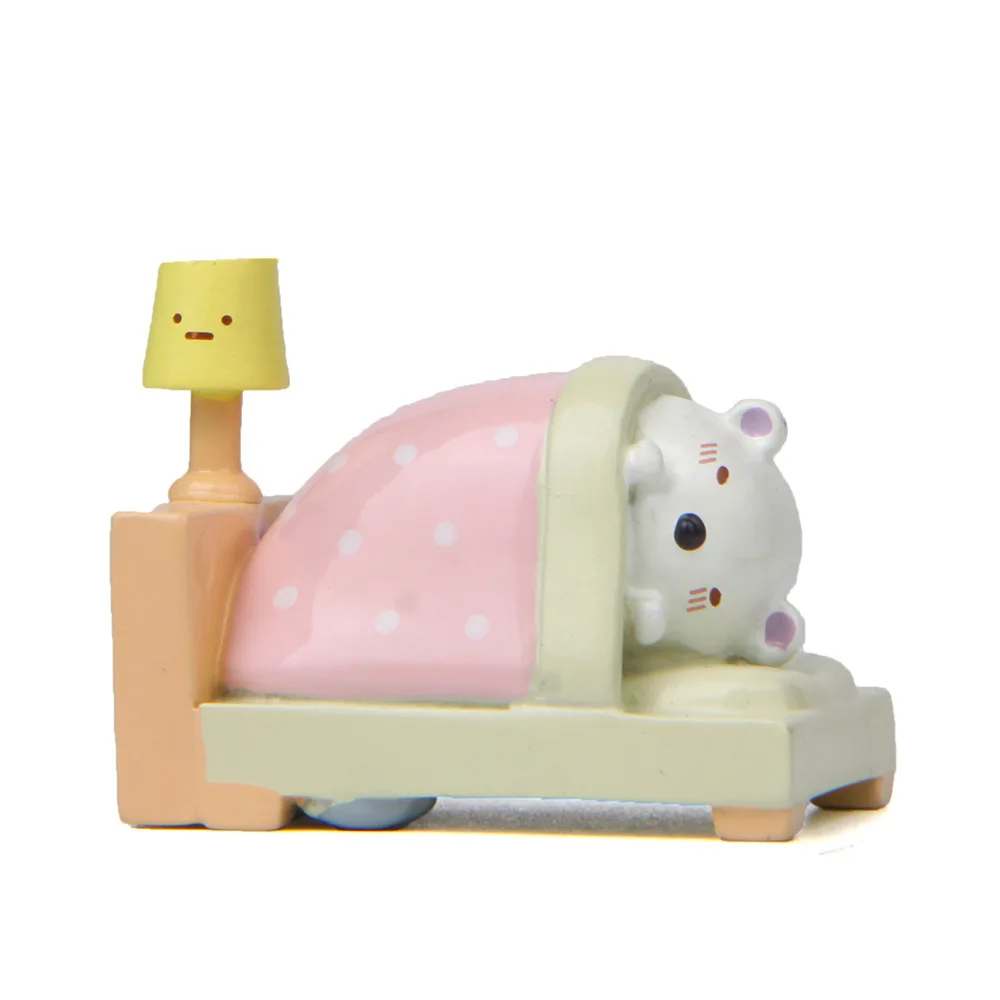 Kawaii Мультфильм японское аниме Sumikko Gurashi биологический Кот фигурка игрушка кошка