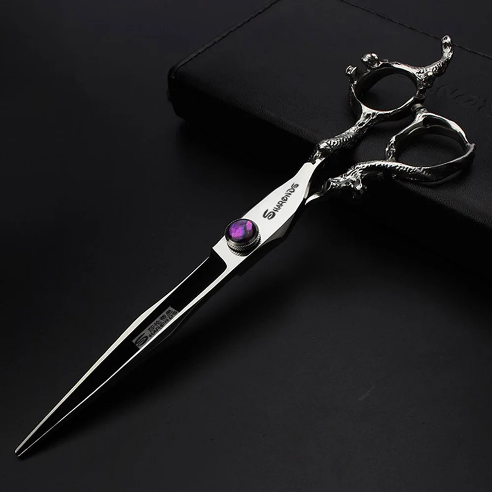 7inch cut Японские Парикмахерские ножницы 8 дюймов Профессиональные Парикмахерские Ножницы Набор для парикмахера 440c ножницы для стрижки волос - Цвет: 7inch cut