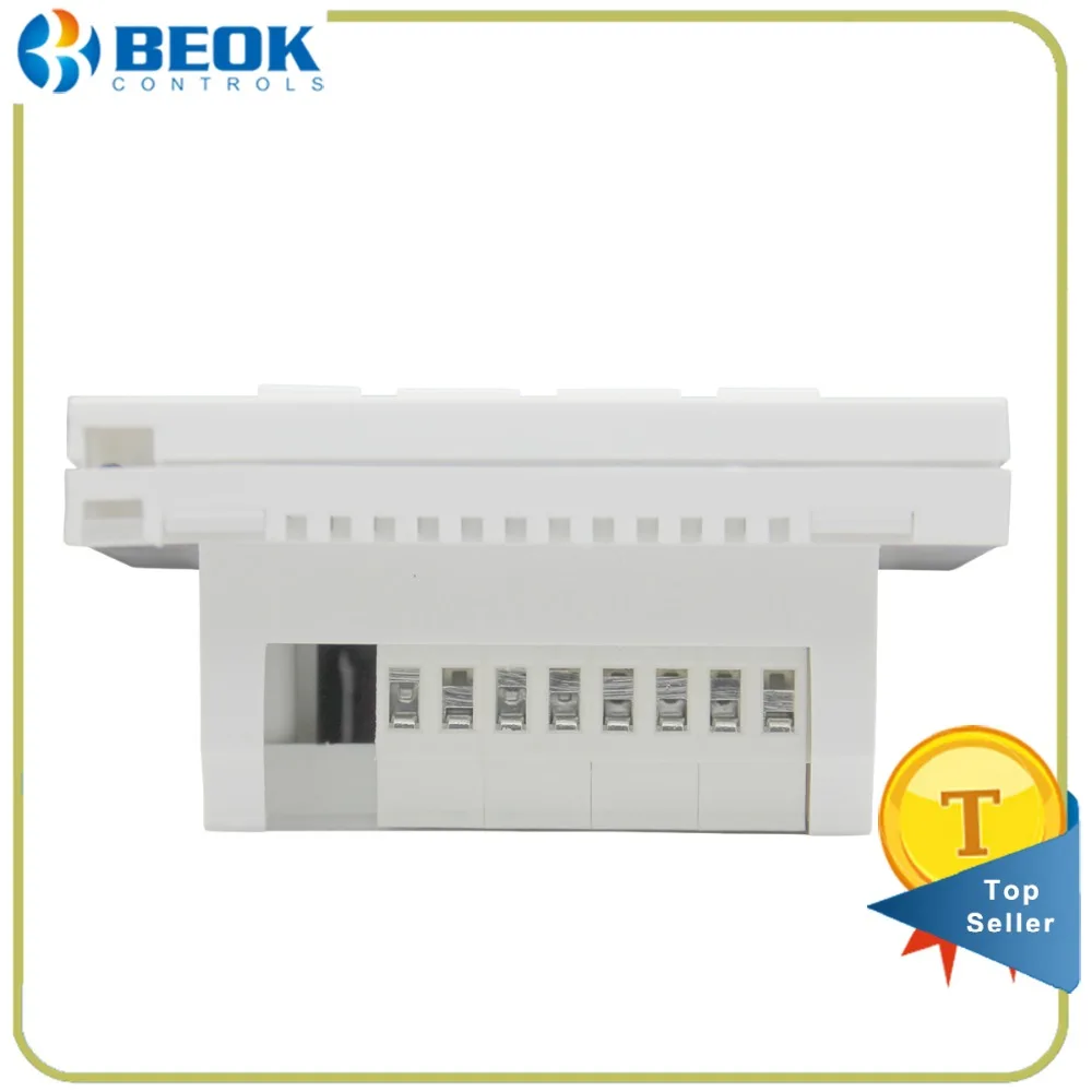 Beok TOL40S-AC2 Programmable Fan Coil FCU AC Thermostat Smart Central Air Conditioning Room Temperature Controller 2 Pipe | Инструменты