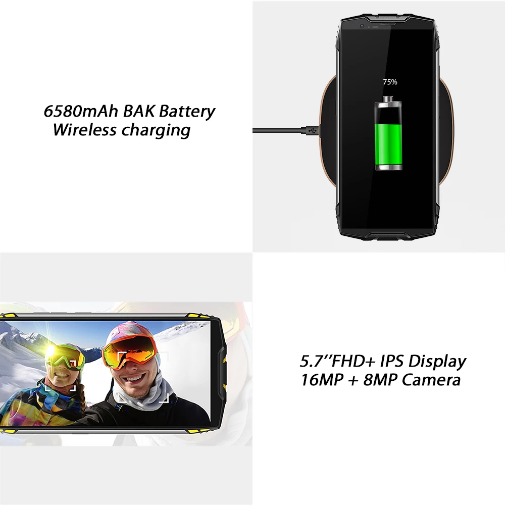 Blackview BV6800 Pro смартфон с 5 7 дюймовым дисплеем восьмиядерным процессором Android 8 0 ОЗУ 4