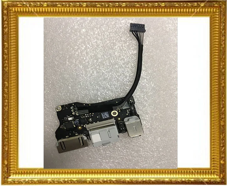 Оригинальная аудиоплата A1466 power USB разъем питания постоянного тока для MacBook Air 13
