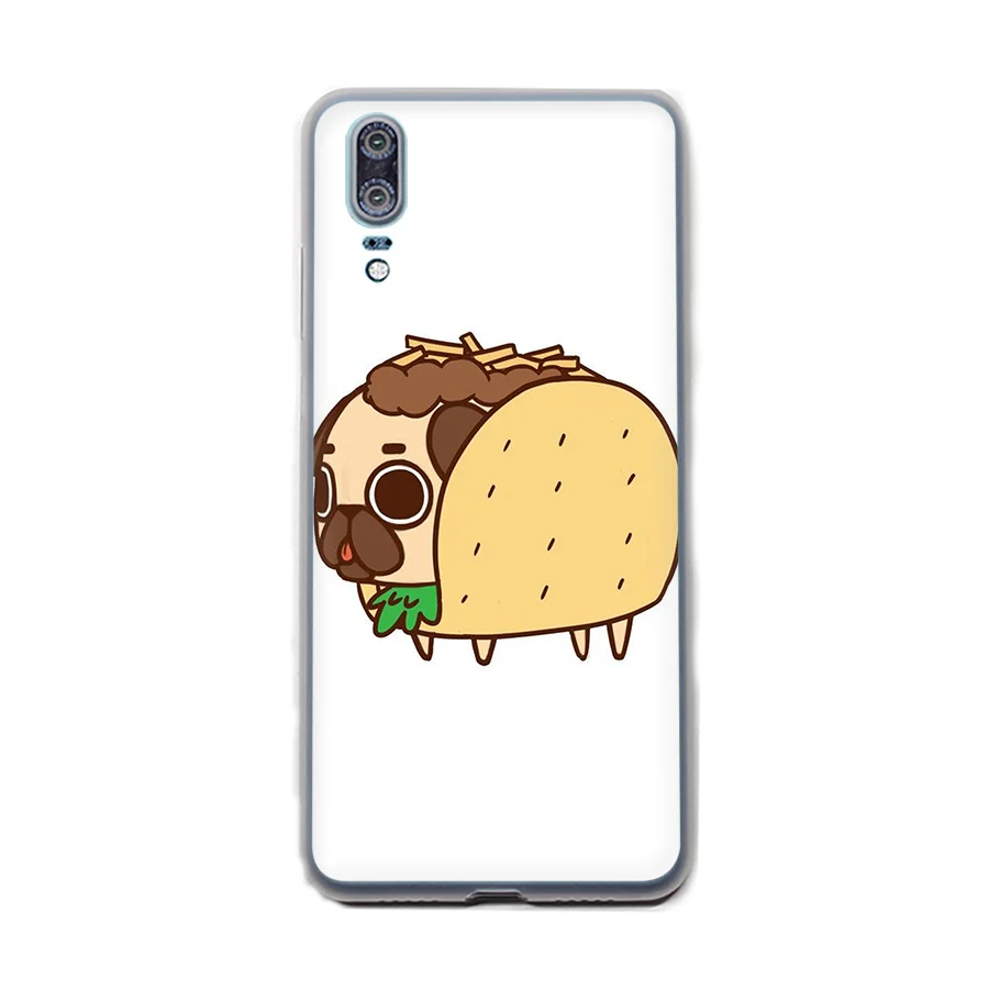 Мягкий чехол из ТПУ для Sushi Pug новинка чехлы Huawei P30 P8 P9 P10 P20 Lite Pro 2015 2016 2017 P Smart |