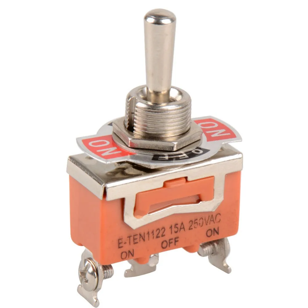 1 шт. 3 Pin ВКЛ ВЫКЛ на х слойный тумблер 15A 250V AC оранжевый P0.05|switch 15a|switch switchswitch 250v |