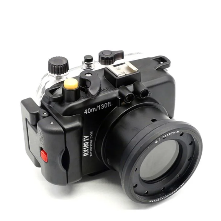 Водонепроницаемый чехол для подводной Камеры Sony RX100 IV M4 40 м красный фильтр