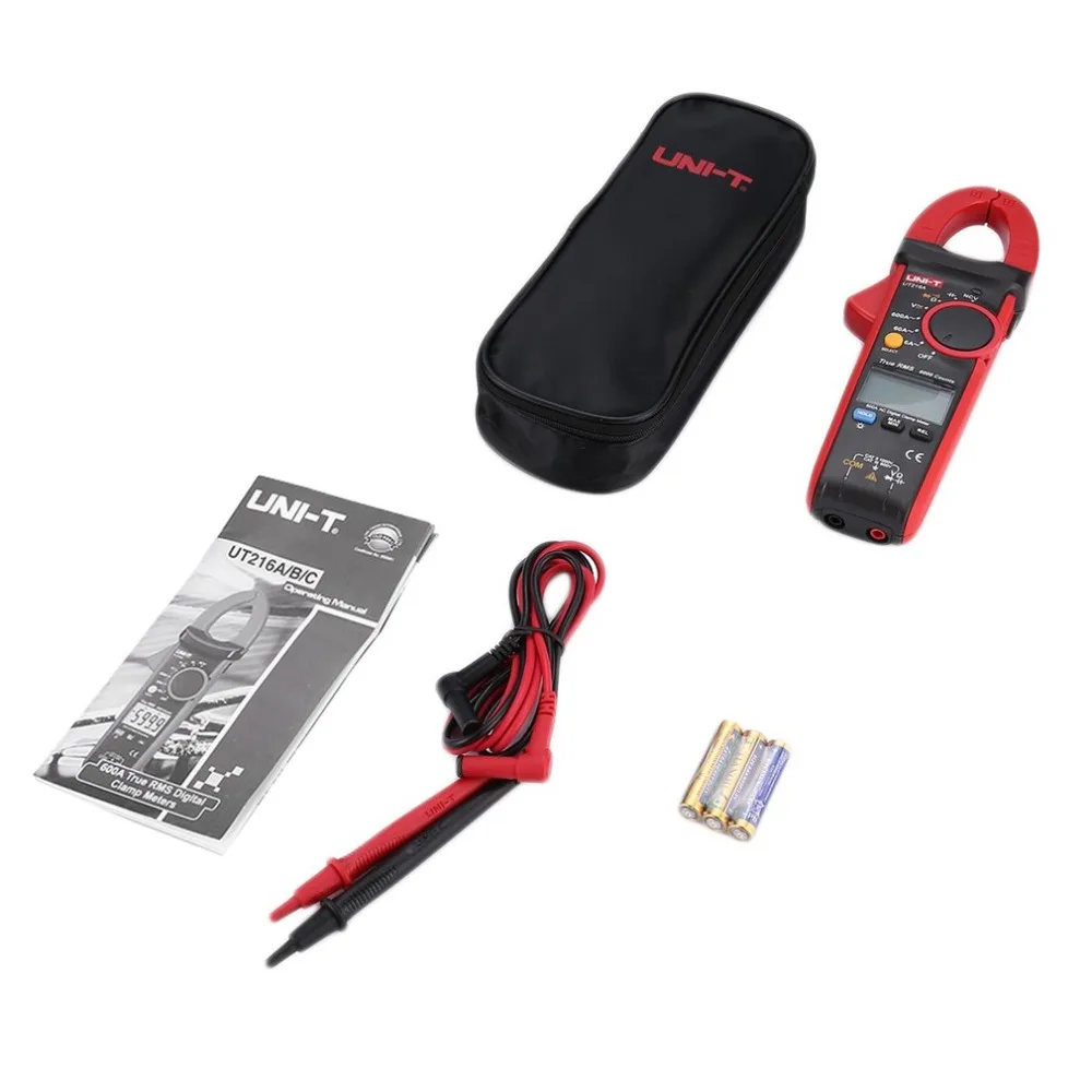 UT216A Digital Clamp Multimeter Meters DC/AC Volt Amp Ohm Diode Ammeter Current Voltage Resistance NCV Tester Probe | Инструменты