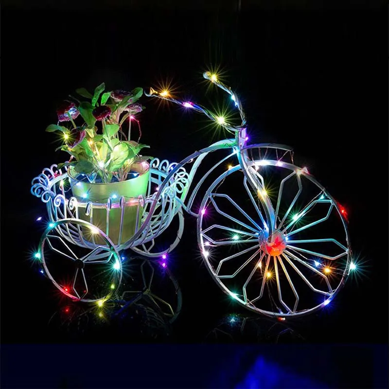 3 шт. 5 м 50LED 3M30LED 3AA с батарейным питанием светодиодные гирлянды для рождественской