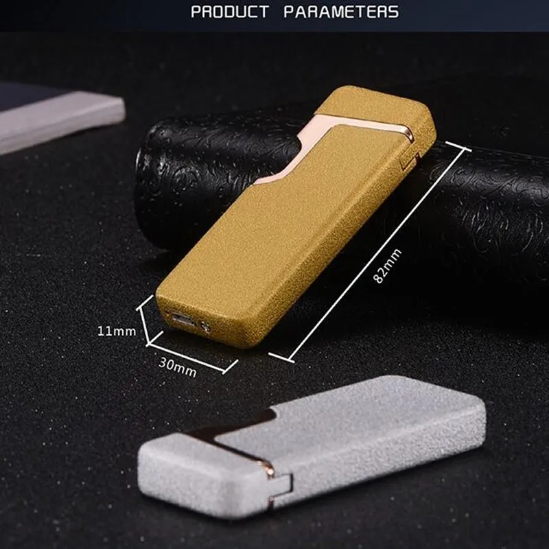 Инфракрасная Индукционная зажигалка USB зарядка двойная дуга ветрозащитная