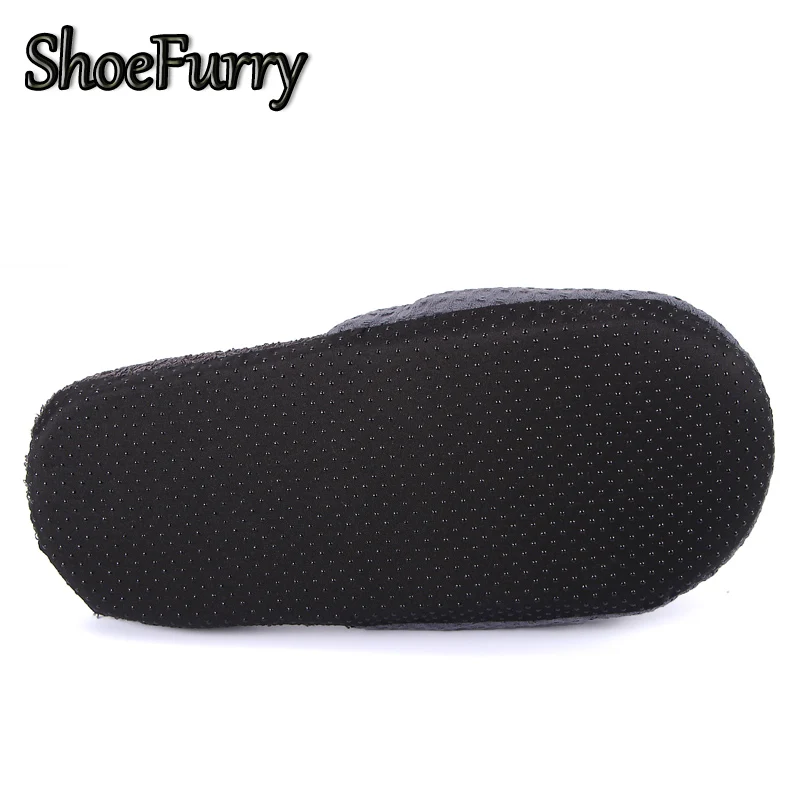 Новинка зимняя повседневная обувь мужские плюшевые домашние тапочки с мягкой