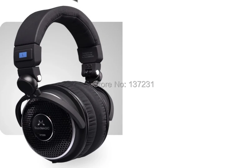 Новые рождественские подарки SoundMAGIC HP200 с открытой спиной, складные Hi-Fi наушники, аудио Музыка, отличные открытые задние наушники