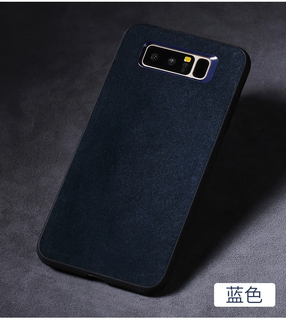 Чехол для телефона для samsung galaxy S7 S8 S9 Plus Note 8 9 чехол замшевая кожаная накладка на заднюю панель телефона для galaxy A5 A7 A8 j3 j5 чехол