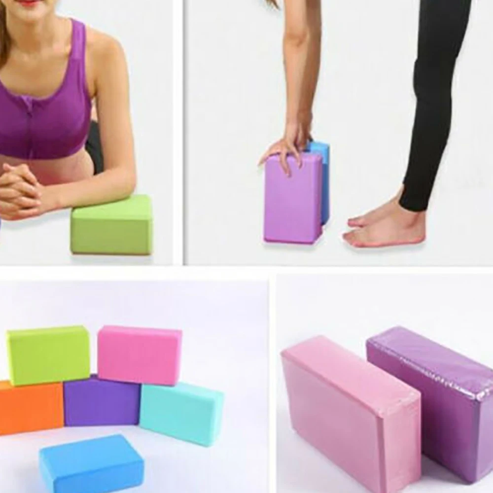 

2019 Yoga Foam Block Brick Exercise Fitness Tool Exercise Workout Stretching Aid Body Shaping Health Training Fitness Brick