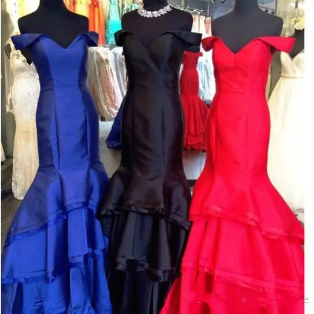 Fashion Special Mermaid Prom Dresses 2017 Sweetheart Neck Ruffles Party Gowns Charming Custom Made | Свадьбы и торжества