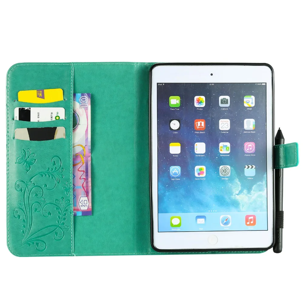 Чехол для iPad Mini 2 роскошный ударопрочный кожаный силиконовый мягкий чехол с подставкой защитный 4 3 1|Чехлы