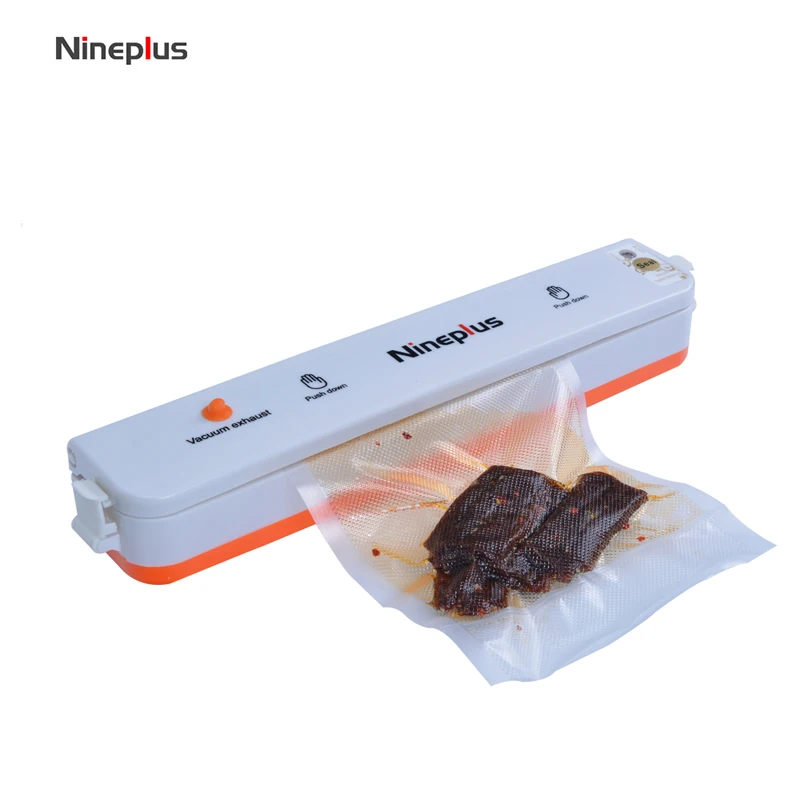 Nineplus бытовой лучший вакуумный упаковщик для пищевых продуктов, домашний автоматический вакуумный упаковщик, пластиковая упаковочная машина, пакеты, 10 штук
