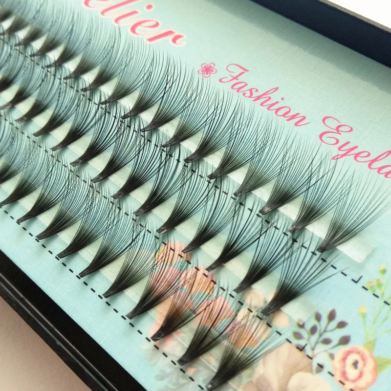 Ресницы Накладные норковые искусственные 60 узлов 20D черные 8/10/12 мм|lashes natural|individual