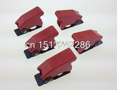 Baomain 5 шт. 12 мм крепление диаметром. Красный защитный флип-чехол для переключателя