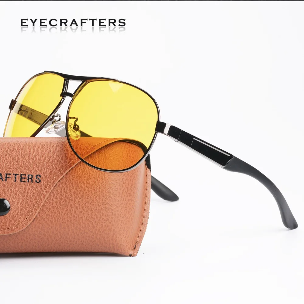 Солнцезащитные очки для вождения ночного видения мужчин брендовые дизайнерские